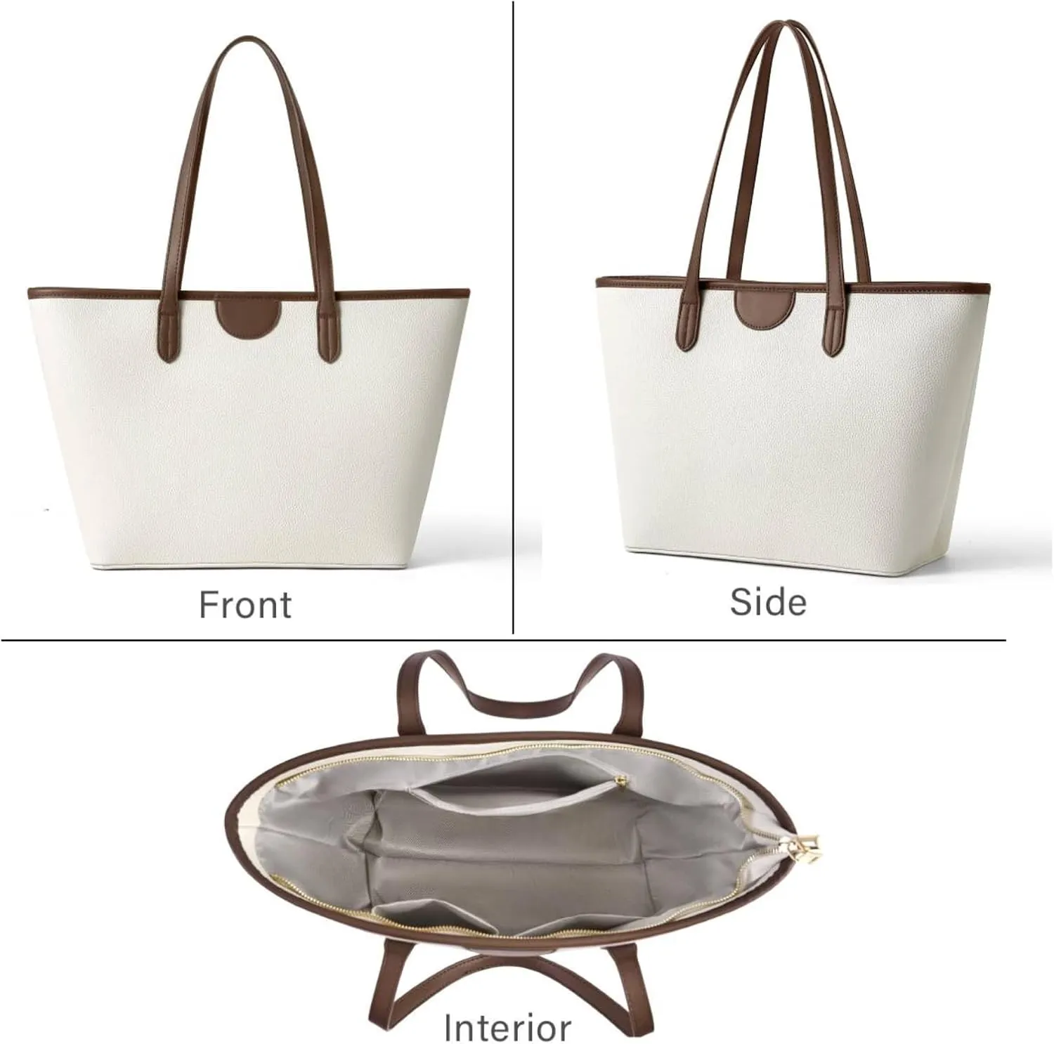 Tote Bag for Women Large Leather Work Bag Travel Shopping Shoulder Handbags 2025 Trendy