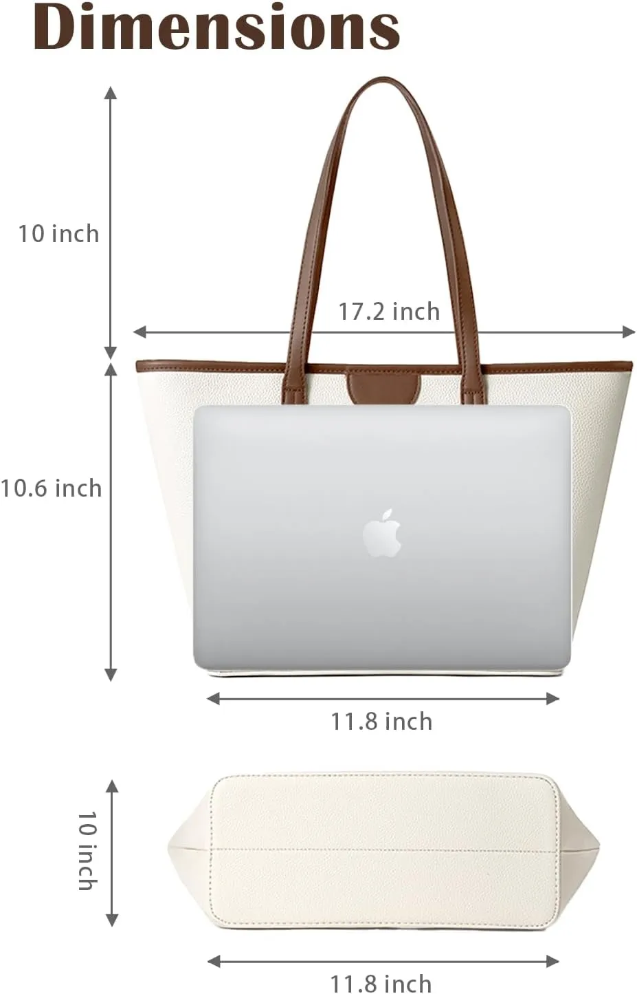 Tote Bag for Women Large Leather Work Bag Travel Shopping Shoulder Handbags 2025 Trendy