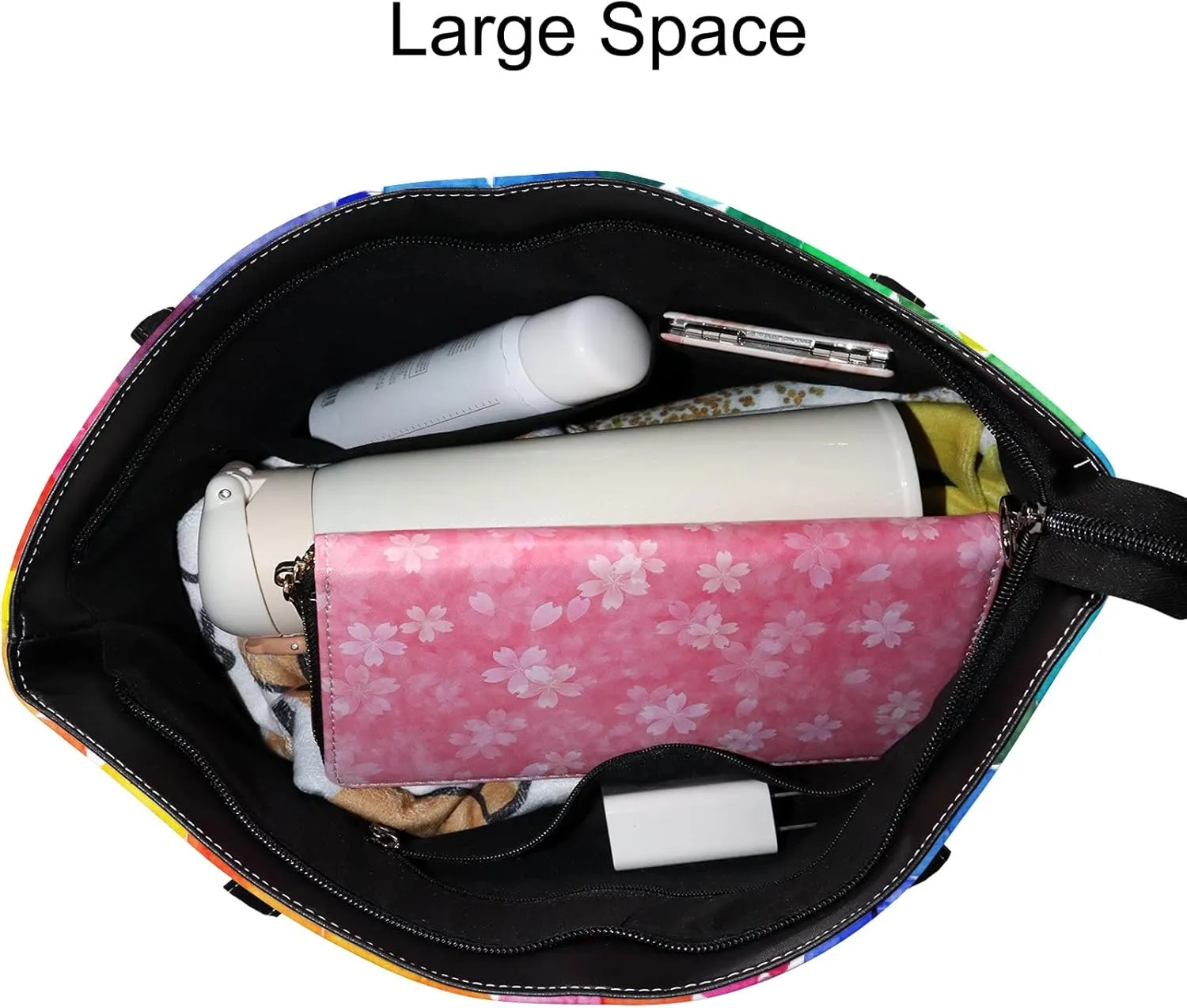 Tote Bag for Women PU Leather Handbags Women's Crossbody Handbags Work Tote Bags for Women Coachbags Tote Bag with Zipper