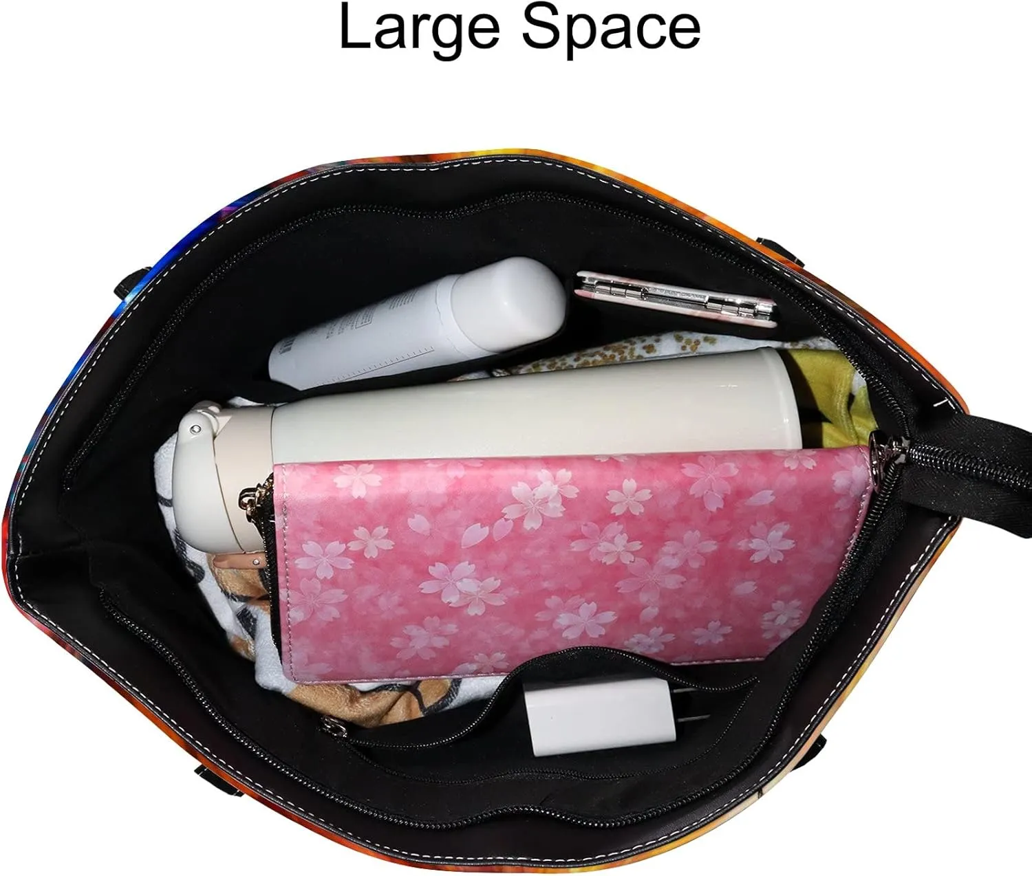 Tote Bag for Women PU Leather Handbags Women's Crossbody Handbags Work Tote Bags for Women Coachbags Tote Bag with Zipper