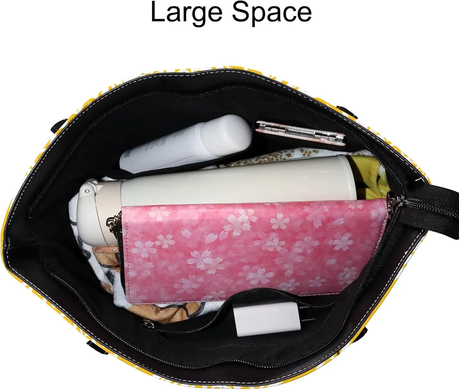 Tote Bag for Women PU Leather Handbags Women's Crossbody Handbags Work Tote Bags for Women Coachbags Tote Bag with Zipper