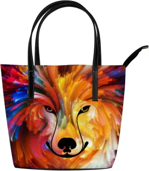 Tote Bag for Women PU Leather Handbags Women's Crossbody Handbags Work Tote Bags for Women Coachbags Tote Bag with Zipper
