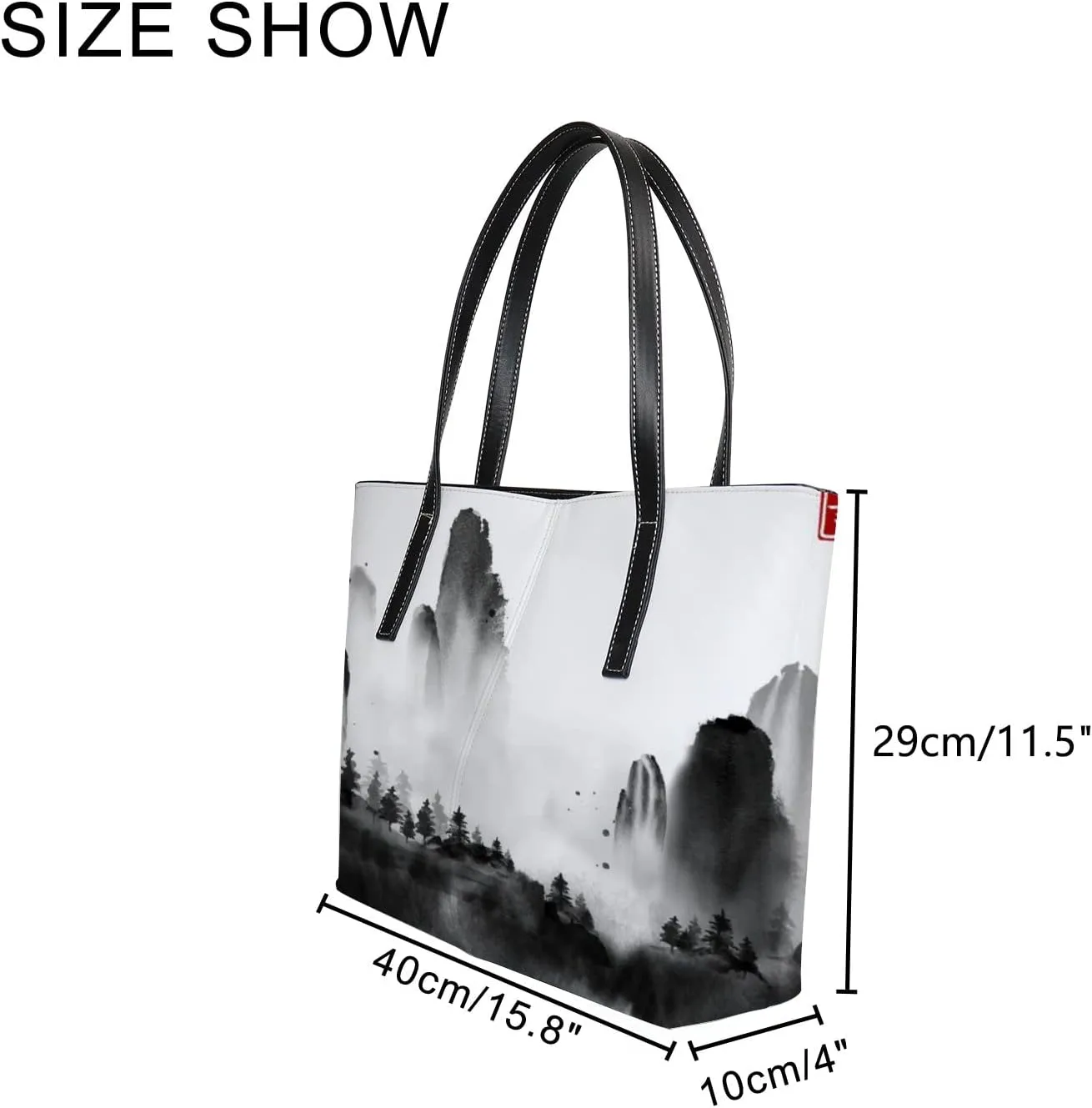 Tote Bag for Women PU Leather Handbags Women's Crossbody Handbags Work Tote Bags for Women Coachbags Tote Bag with Zipper