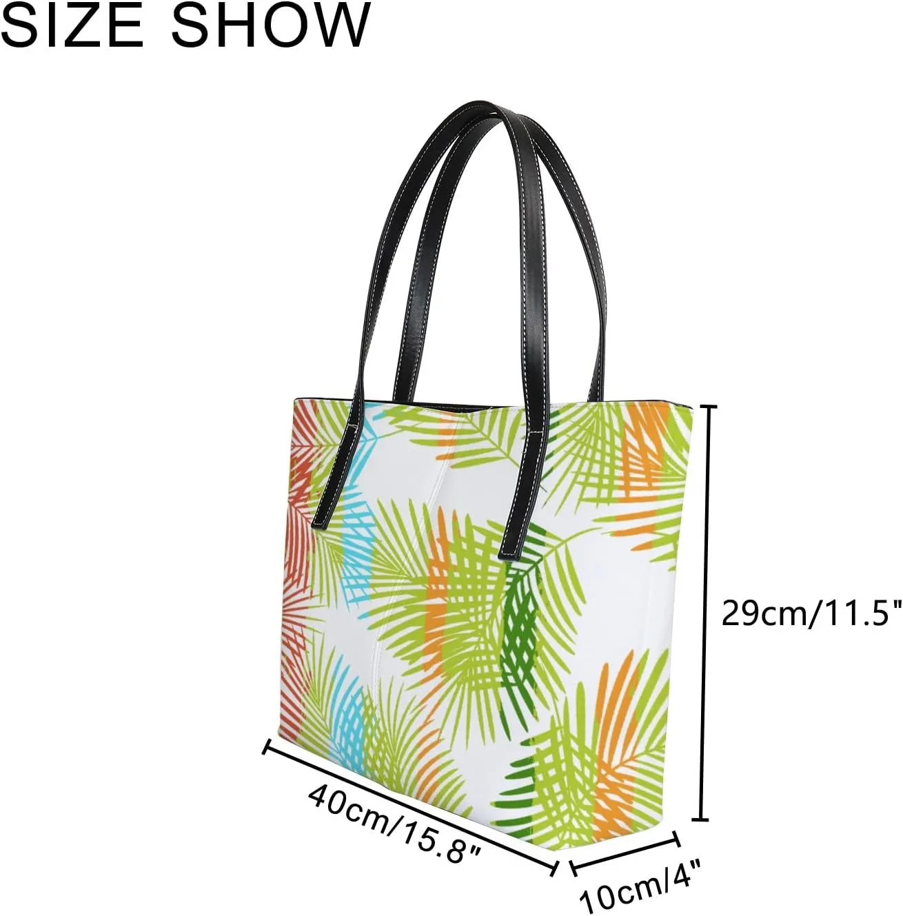 Tote Bag for Women PU Leather Handbags Women's Crossbody Handbags Work Tote Bags for Women Coachbags Tote Bag with Zipper