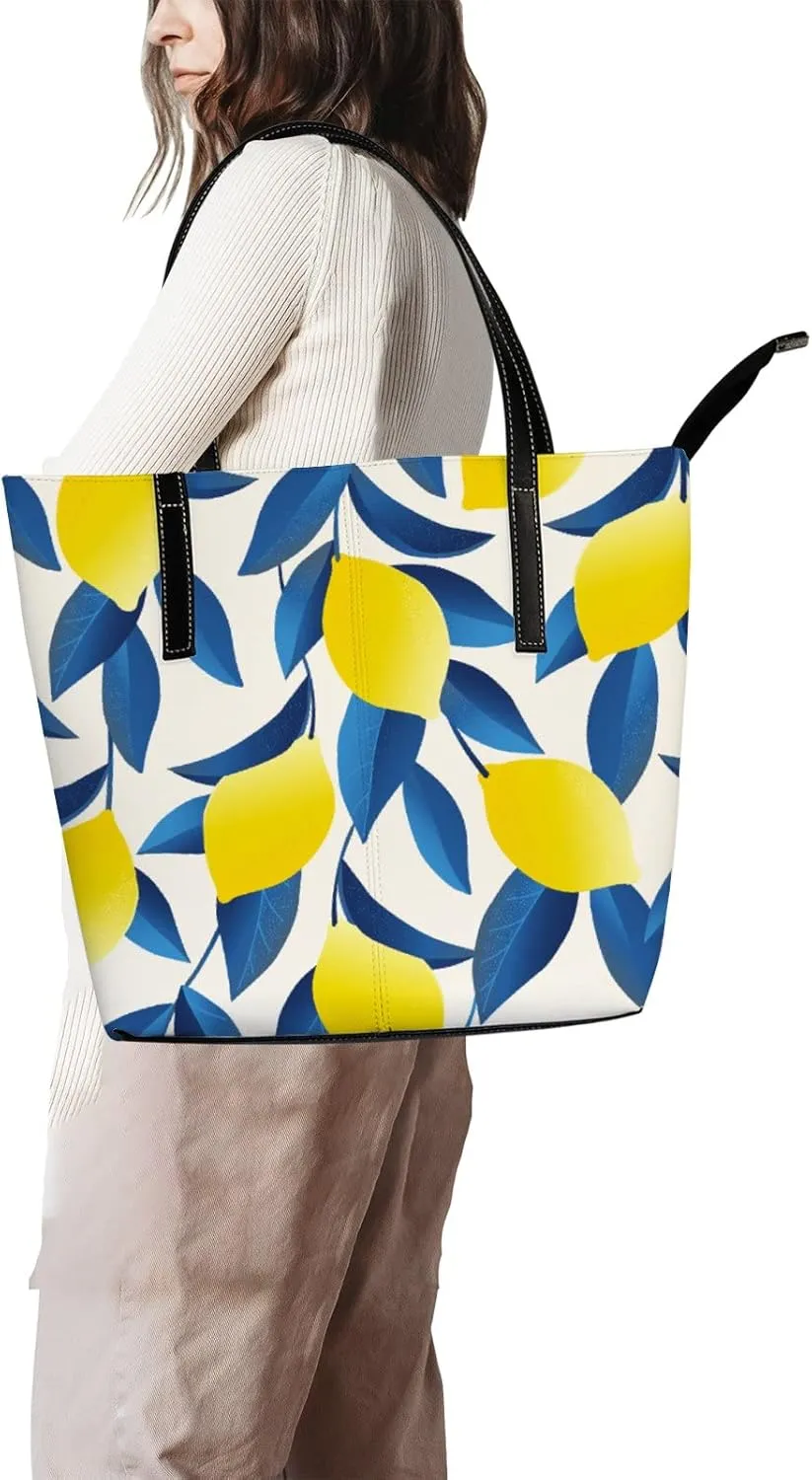 Tote Bag for Women PU Leather Handbags Women's Crossbody Handbags Work Tote Bags for Women Coachbags Tote Bag with Zipper