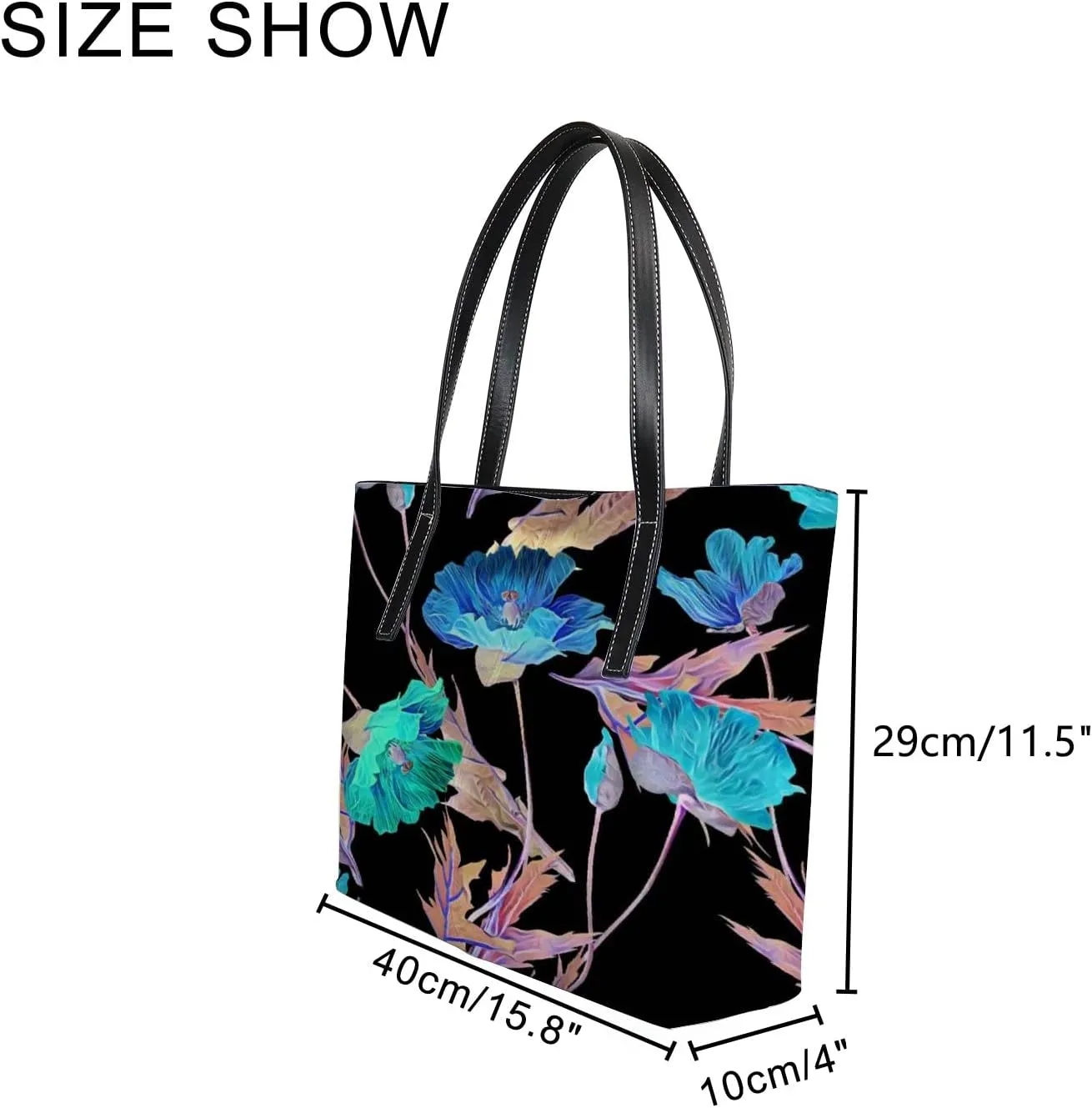 Tote Bag for Women PU Leather Handbags Women's Crossbody Handbags Work Tote Bags for Women Coachbags Tote Bag with Zipper