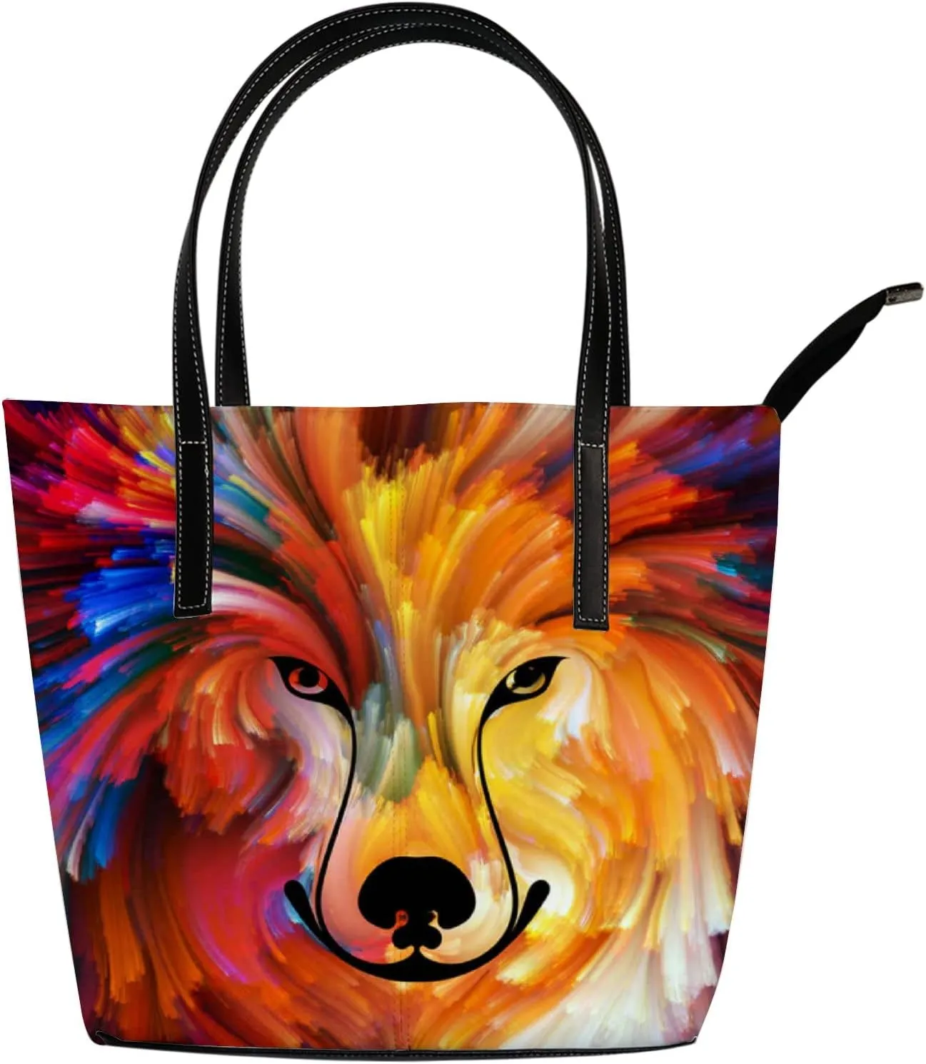 Tote Bag for Women PU Leather Handbags Women's Crossbody Handbags Work Tote Bags for Women Coachbags Tote Bag with Zipper