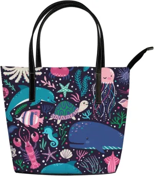 Tote Bag for Women PU Leather Handbags Women's Crossbody Handbags Work Tote Bags for Women Coachbags Tote Bag with Zipper