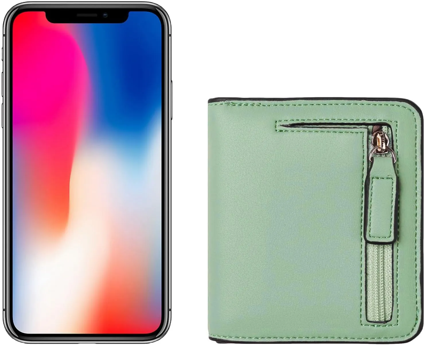 Toughergun Wallet Women Rfid Blocking Small Compact Bifold Luxury Leather Pocket Wallet Ladies Mini Purse with ID Window