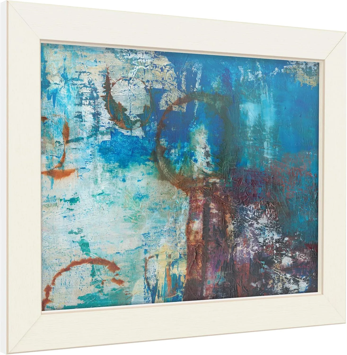 Trademark Fine Art, Distressed White Frame 11x14 Oxidation by Jodi Fuchs, Multi-Color