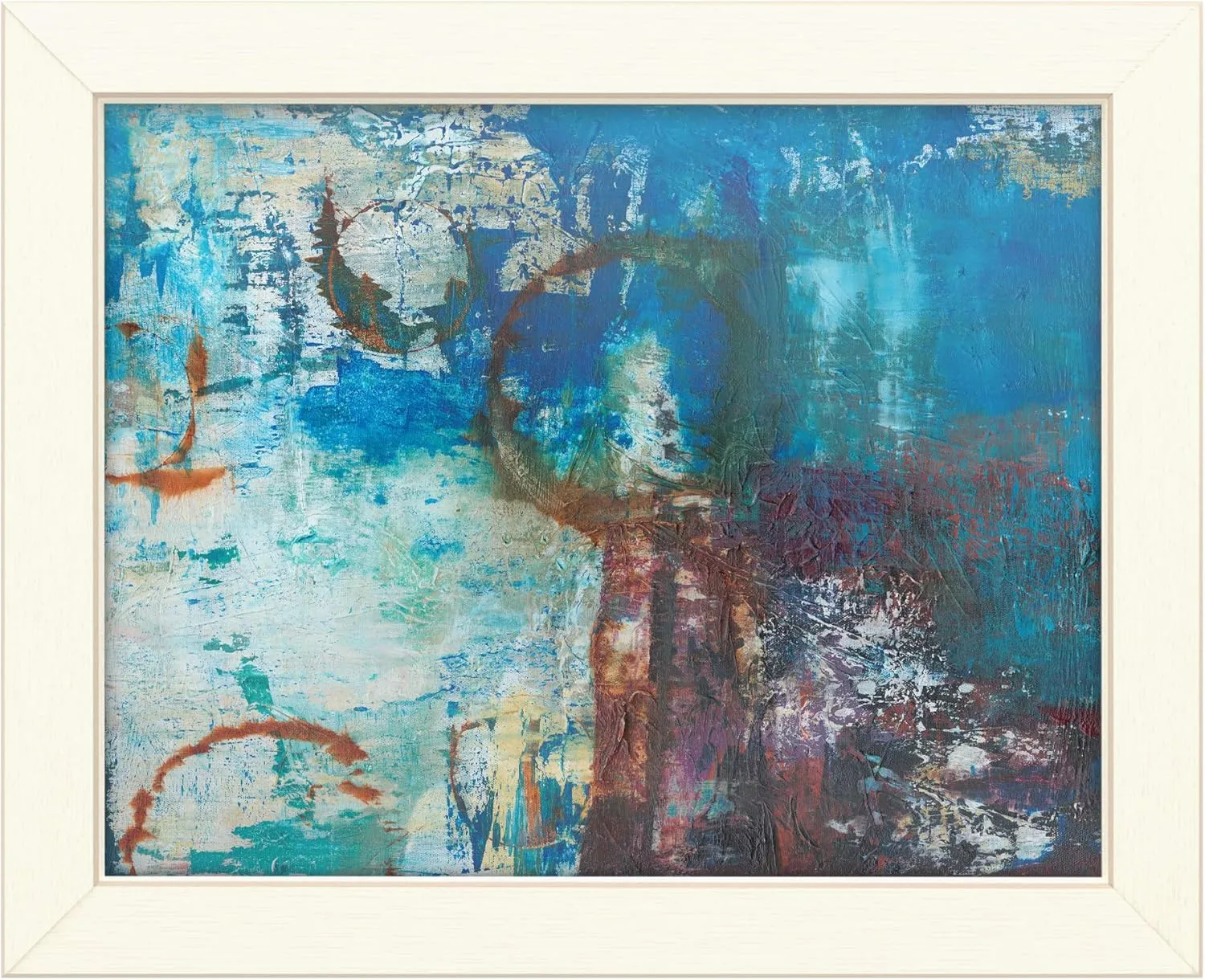 Trademark Fine Art, Distressed White Frame 11x14 Oxidation by Jodi Fuchs, Multi-Color