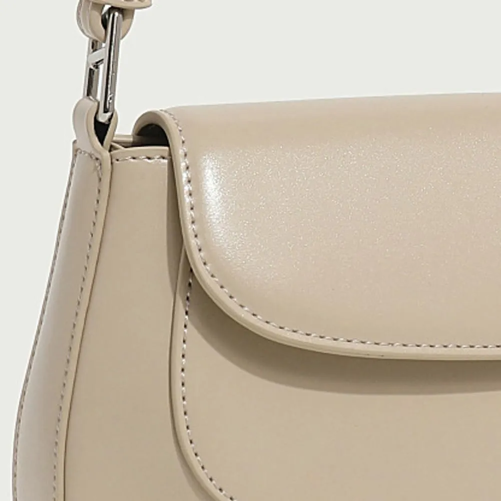 Trendy Genuine Leather Crossbody Bag for Women Small Y2k Tote Purse Shoulder Satchel Ladies Casual Handbags
