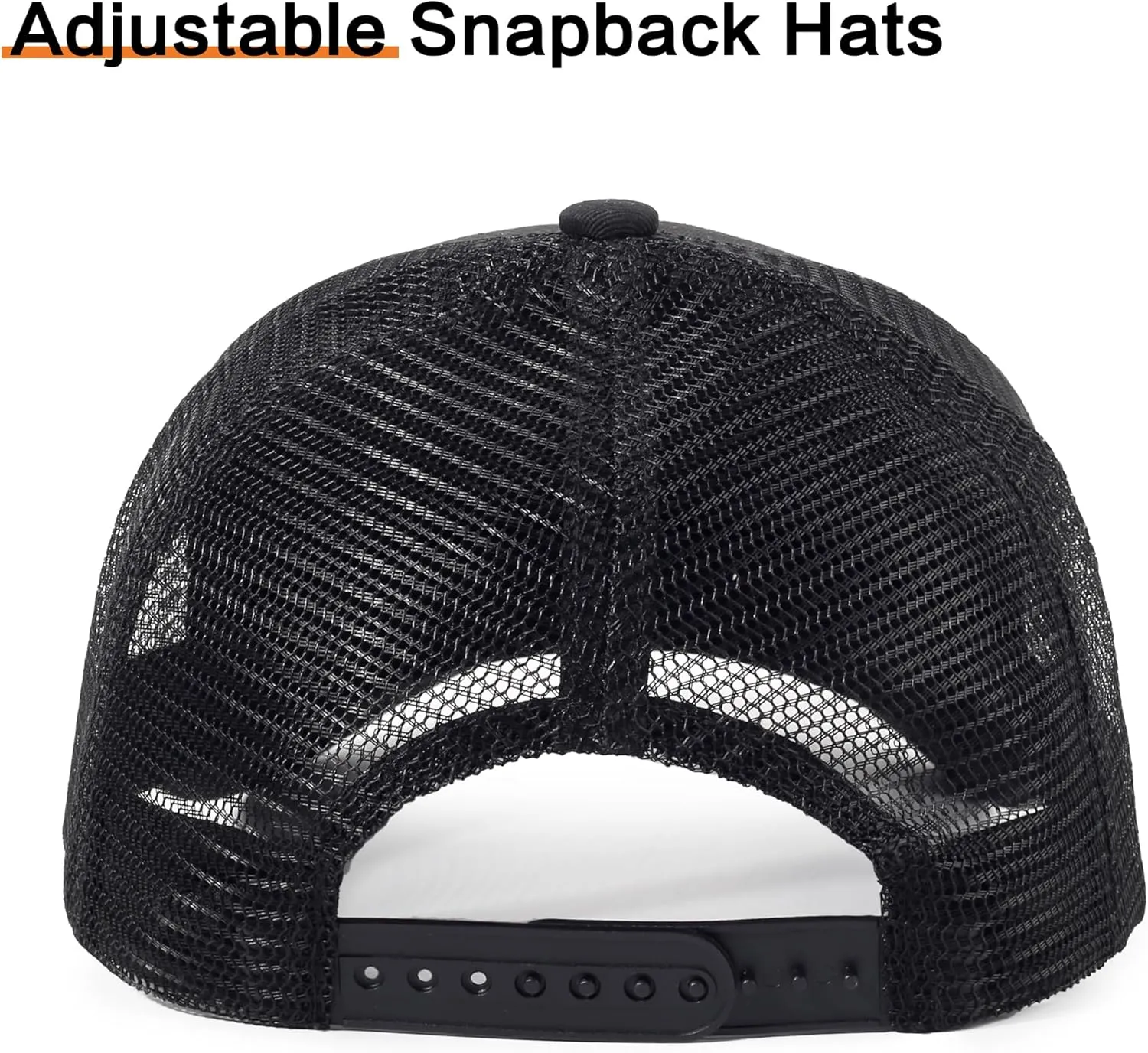 Trucker Hat Men Animal Snapback Hats Adjustable Embroidered Baseball Cap Mesh Breathable Square Patch Women Caps