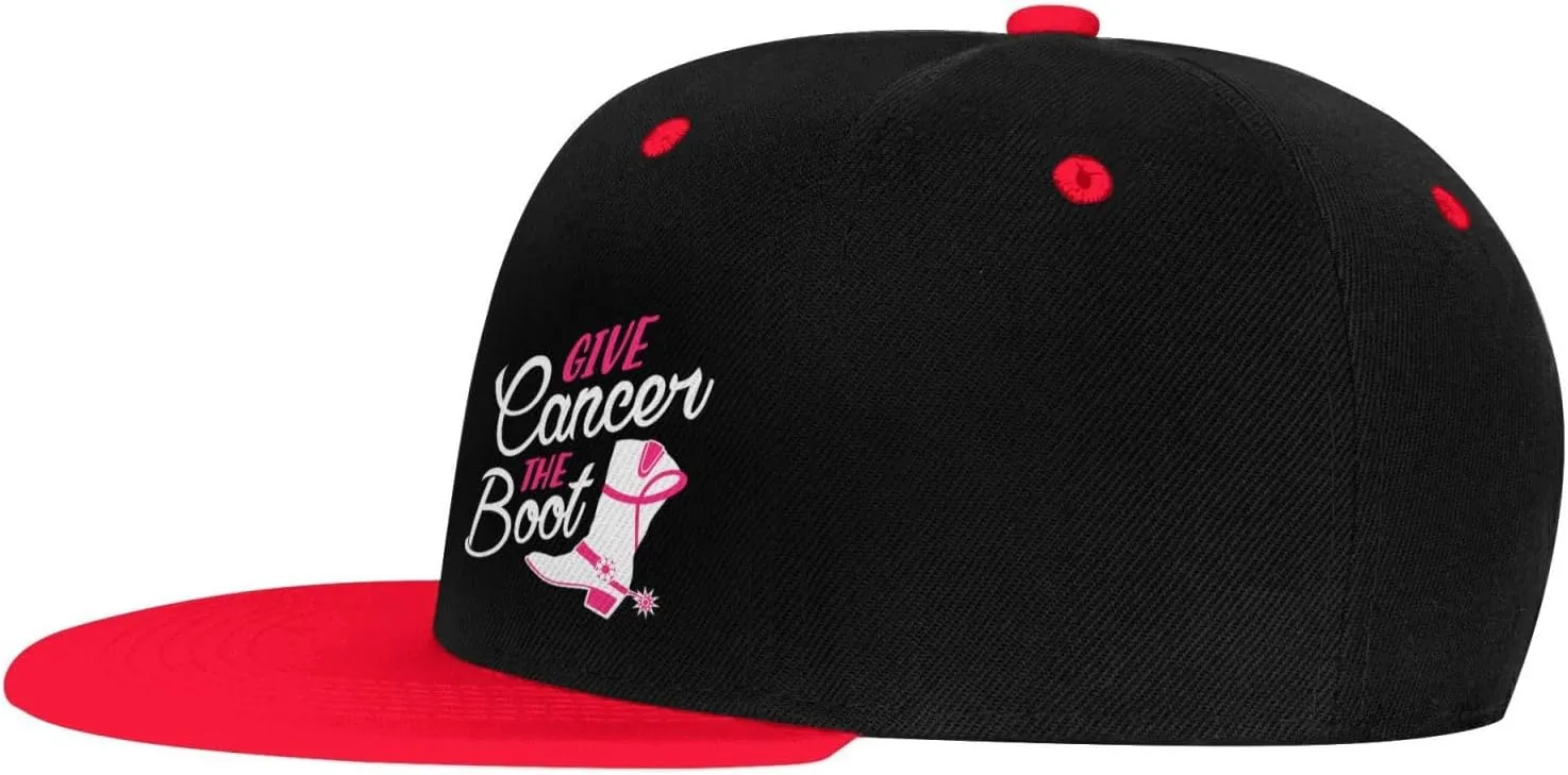 Trucker Hats Give Cancer The Boot Cap for Men Women Adjustable Sun Hats