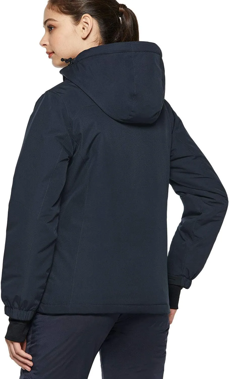 TSLA Women's Winter Ski Jacket, Waterproof Warm Insulated Snow Coats, Cold Weather Windproof Snowboard Jacket with Hood