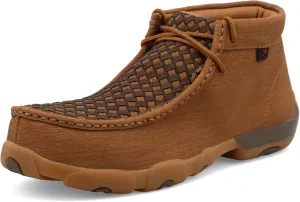 Twisted X Men's Work Chukka Driving Moc, Moc Toe Nano Toe with CellSole, Clay & Cocoa, 8.5 W
