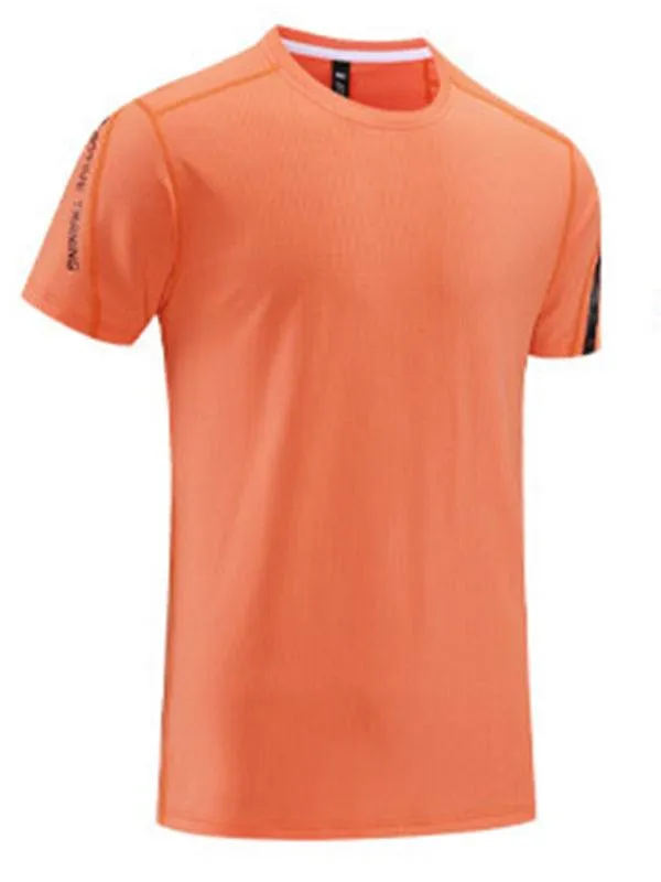 Ultimate Comfort Men's Quick-Dry Sports Tee - Breathable, Loose Fit for Active Days