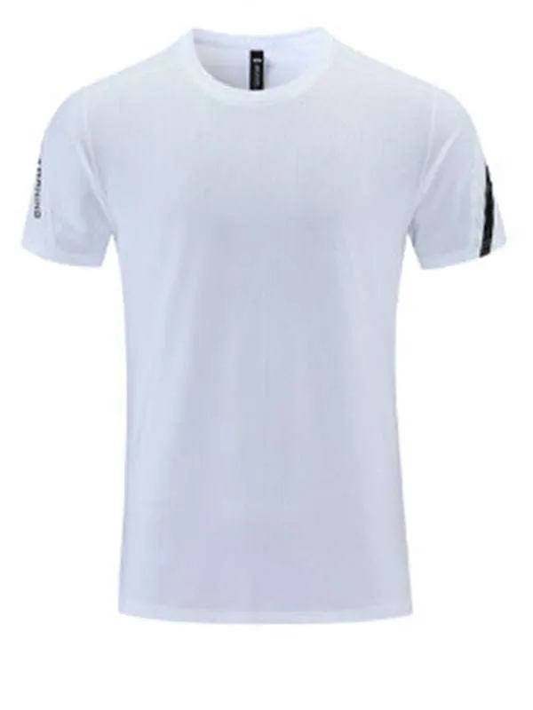 Ultimate Comfort Men's Quick-Dry Sports Tee - Breathable, Loose Fit for Active Days