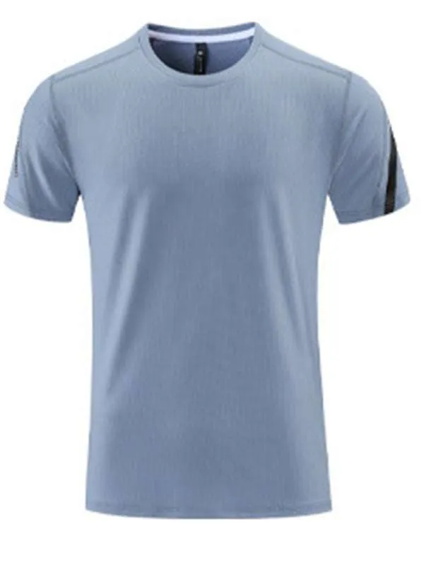 Ultimate Comfort Men's Quick-Dry Sports Tee - Breathable, Loose Fit for Active Days