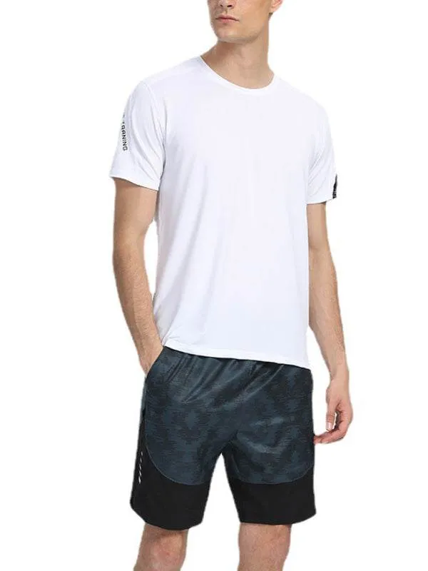 Ultimate Comfort Men's Quick-Dry Sports Tee - Breathable, Loose Fit for Active Days