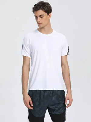 Ultimate Comfort Men's Quick-Dry Sports Tee - Breathable, Loose Fit for Active Days