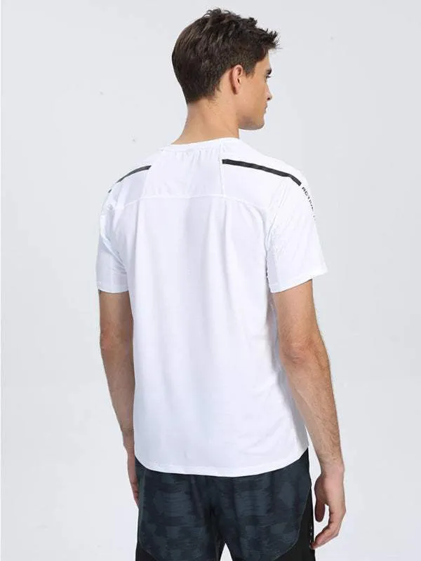 Ultimate Comfort Men's Quick-Dry Sports Tee - Breathable, Loose Fit for Active Days