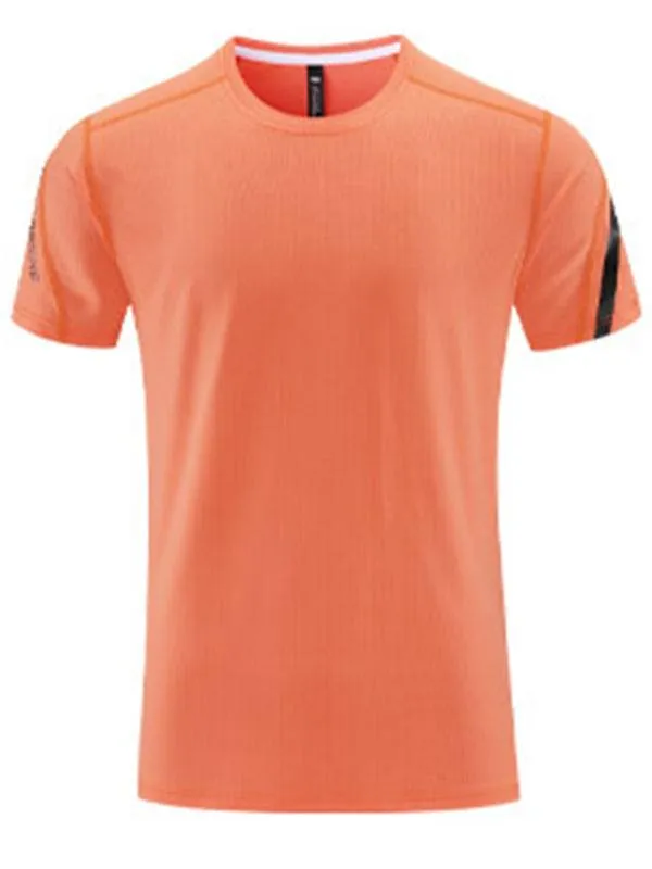 Ultimate Comfort Men's Quick-Dry Sports Tee - Breathable, Loose Fit for Active Days