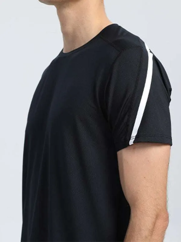 Ultimate Comfort Men's Quick-Dry Sports Tee - Breathable, Loose Fit for Active Days