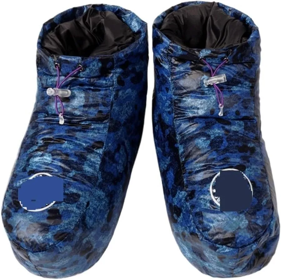 Ultralight Down Booties 650FP Duck Down Shoes Cover for Outdoor Camping, Winter Slippers, and Sleep Bag Use