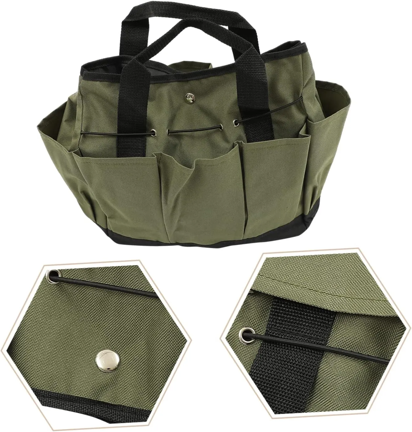 Uonlytech Garden Buggy Bag Garden Tools Bag Garden Tool Organizer Gardening Supplies Tote Bag for Garden