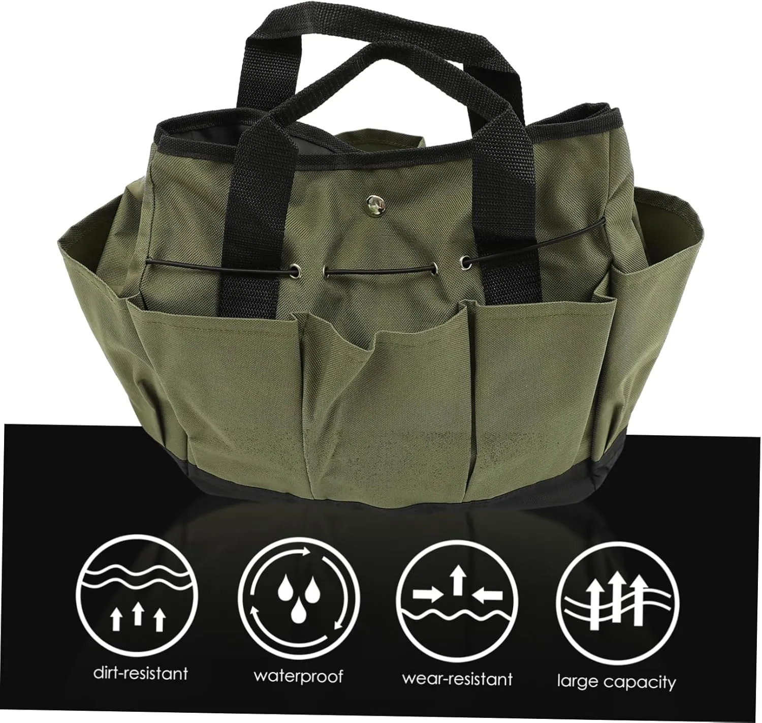 Uonlytech Garden Buggy Bag Garden Tools Bag Garden Tool Organizer Gardening Supplies Tote Bag for Garden