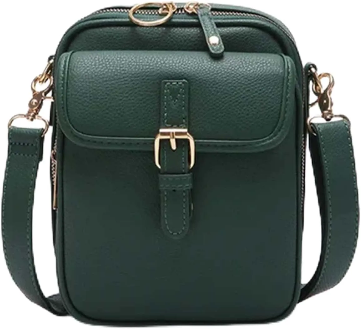 Urvashi CrossBody Leather Bag, To Joy Ride Urvashi Cross Body Bag, Vintage Urvashi Crossbody Bag with 10 Card Slots