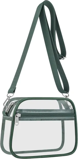 USPECLARE Clear Bag for Stadium Events Clear Purse for Women and Men for Sports Events Concerts Festivals