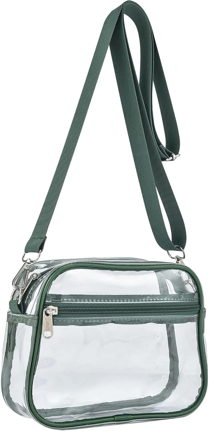 USPECLARE Clear Bag for Stadium Events Clear Purse for Women and Men for Sports Events Concerts Festivals