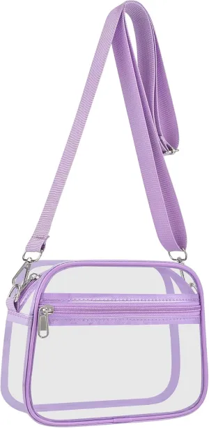 USPECLARE Clear Bag for Stadium Events Clear Purse for Women and Men for Sports Events Concerts Festivals