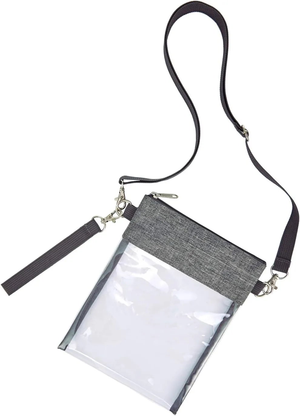 USPECLARE Clear Crossbody Purse Bag Stadium Approved Clear Tote Bag for Work Concert Sports
