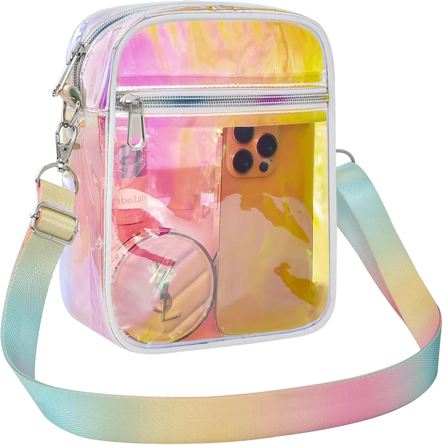 USPECLARE Clear Purse Stadium Approved CrossBody Bag for Men and Women