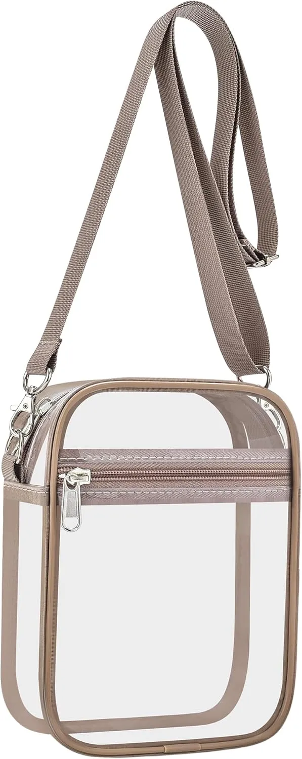 USPECLARE Clear Purse Stadium Approved CrossBody Bag for Men and Women