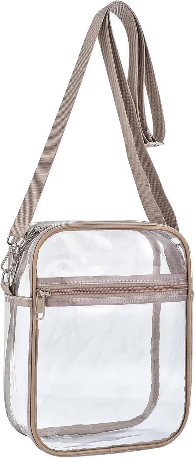 USPECLARE Clear Purse Stadium Approved CrossBody Bag for Men and Women