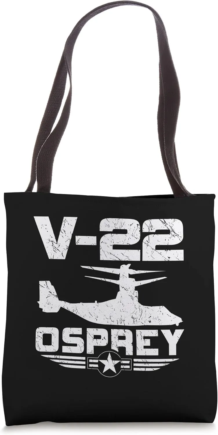 V-22 Osprey Multi-Mission Tilt-rotor Military Aircraft Tote Bag