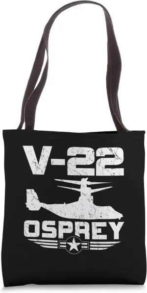 V-22 Osprey Multi-Mission Tilt-rotor Military Aircraft Tote Bag