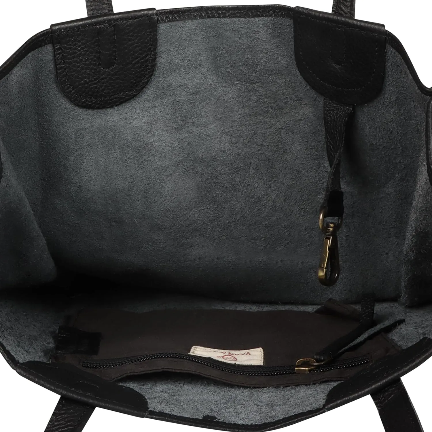 Vaan & Co. Tote – Upcycled Genuine Leather Shoulder Bag, Sustainable & Stylish Handbag for Everyday Use