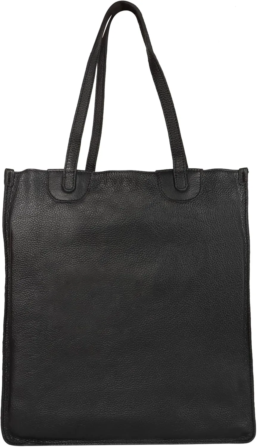 Vaan & Co. Tote – Upcycled Genuine Leather Shoulder Bag, Sustainable & Stylish Handbag for Everyday Use