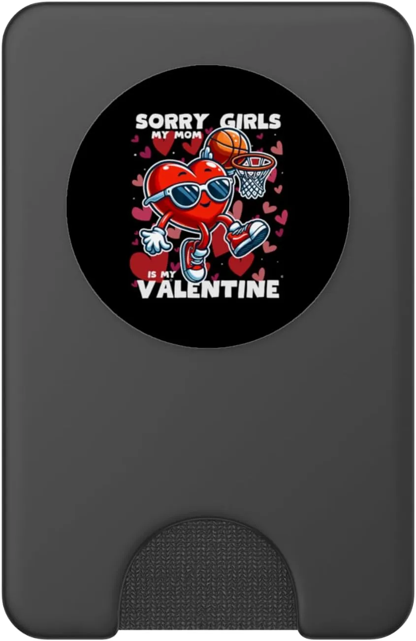 Valentines Day Basketball Dunking Sports Slam Men Boys Kids PopSockets PopWallet for MagSafe