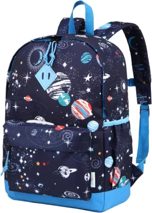 VASCHY Toddler Backpacks Kids, Lightweight Water Resistant Preschool Backpack for Children Boys and Girls w Chest Strap
