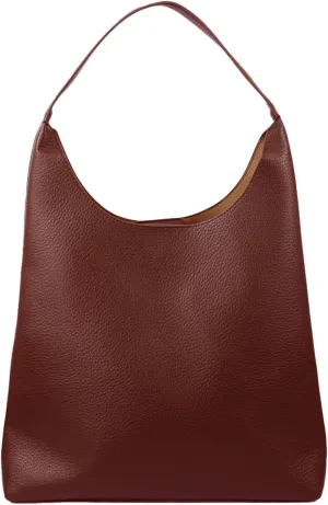 Vegan Leather Tote 2025 Fall Winter Large Shoulder Bag Minimalist Retro Bucket Work Commute Texture Litchi Grain Handbag