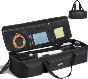 VEVOR Telescope Case, 40.7", Telescope Large Storage Bag with Fixed Buckles, Multi-Pocket & Detachable Divider, Shock-Absorbent Telescope Carrying Case for Optical Tube & Tripod, Counterweight Pocket