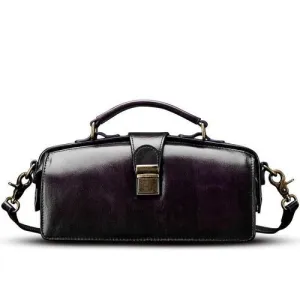 Vintage Chic Leather Doctor Bag – Timeless Elegance and Functionality