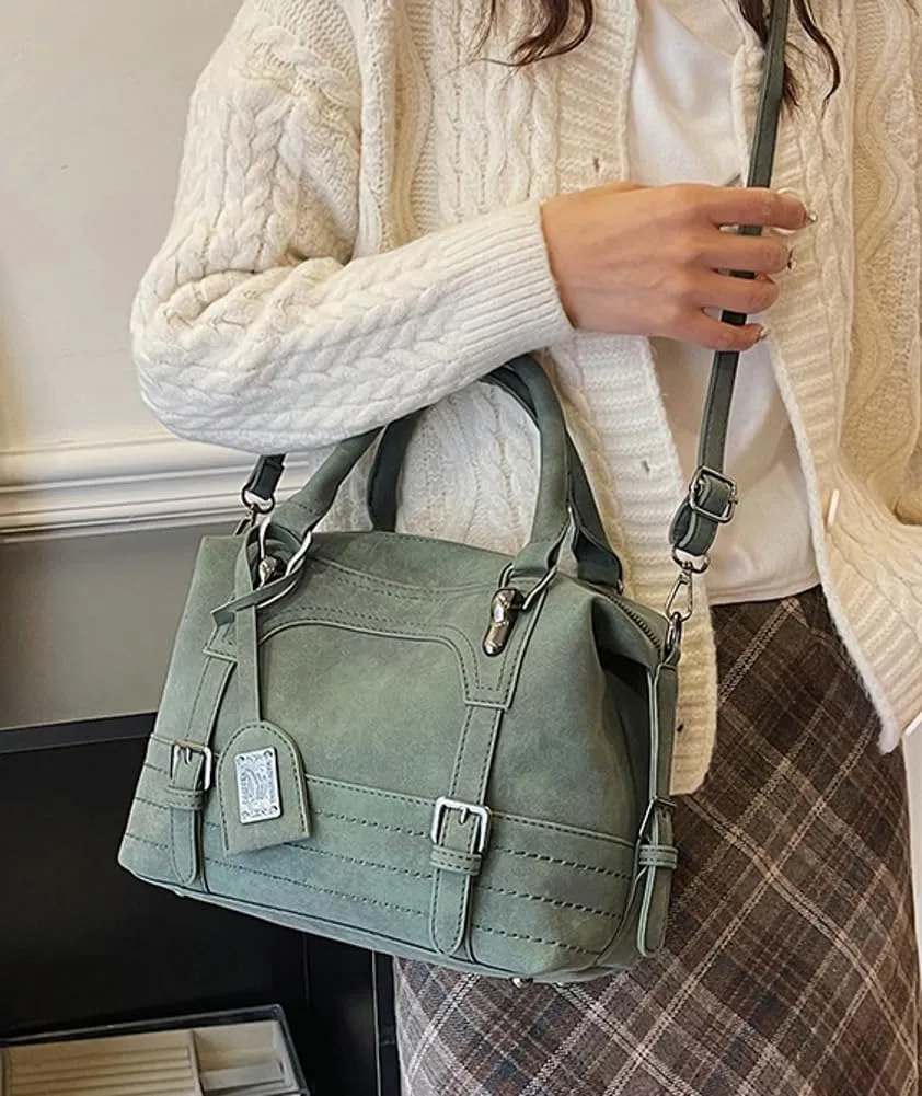 Vintage Handbags Tote Bags for Women Roomy Vegan Leather Shoulder Crossbody Purses Top-handle Ladies Travel Satchel