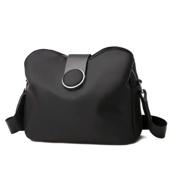 Vintage Nylon Waterproof Shoulder Bag – Women's Crossbody & Travel Handbag
